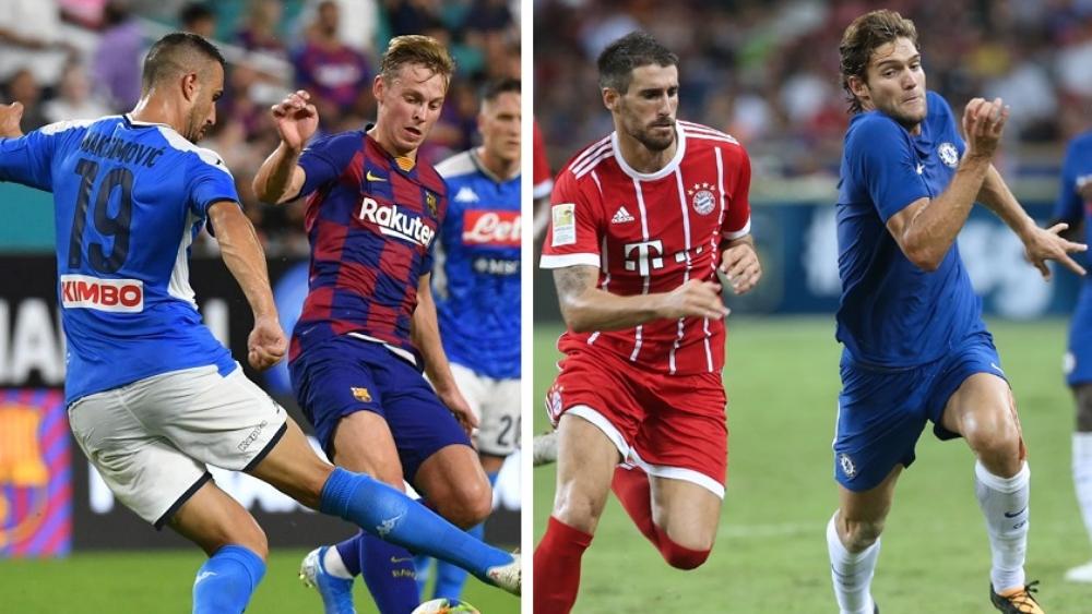 برشلونة يحل "ضيفا ثقيلا" على نابولي.. وتشيلسي "يتربص" ببايرن ميونيخ