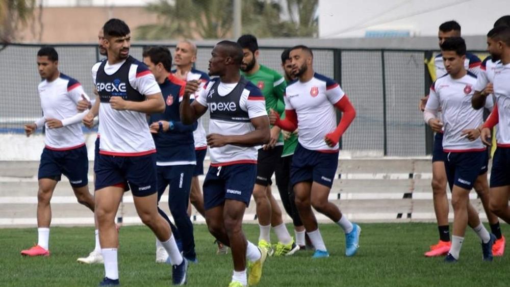 النجم الساحلي يستأنف تدريباته لملاقاة الوداد.. بمشاركة لاعبه الليبي مهند عيسى "إيتو"