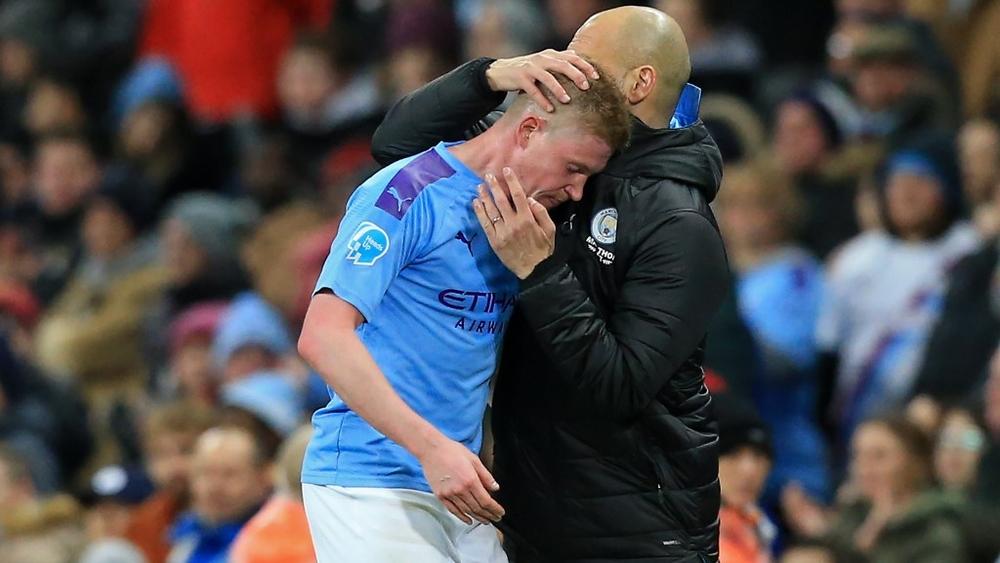 جوارديولا ينتظر عودة دي بروين قبل ديربي مانشستر