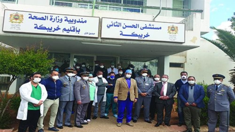 مغادرة ثاني حالة شفاء من فيروس كورونا المستشفى الإقليمي بخريبكة