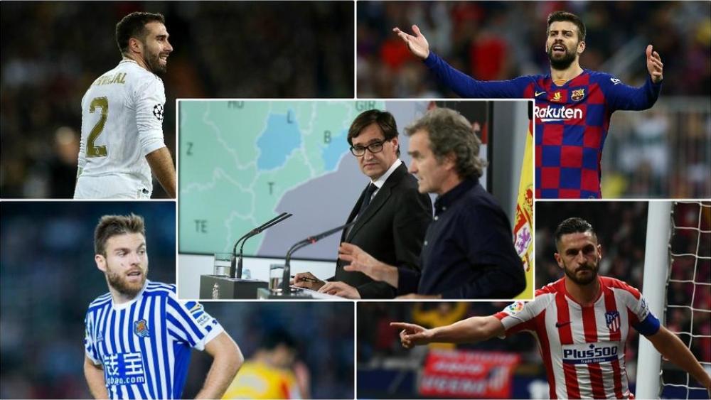 على رأسهم جيرارد بيكي و كارفاخال .. لاعبون ينتقدون قرار استئناف "الليغا" ويصفونه بـ"المتسرع" خوفا من كورونا..!