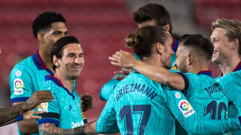 برشلونة يعود "بقوة" ويدشن رحلة "استئناف الليغا" برباعية أمام مضيفه ريال مايوركا