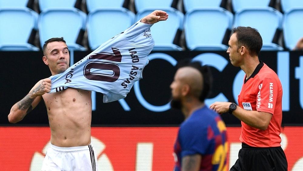 أسباس "نادم" على عدم قتل المباراة أمام برشلونة.. ويقول عن هدفه من ركلة حرة: "كنت أعلم أنهم سيقفزون!"