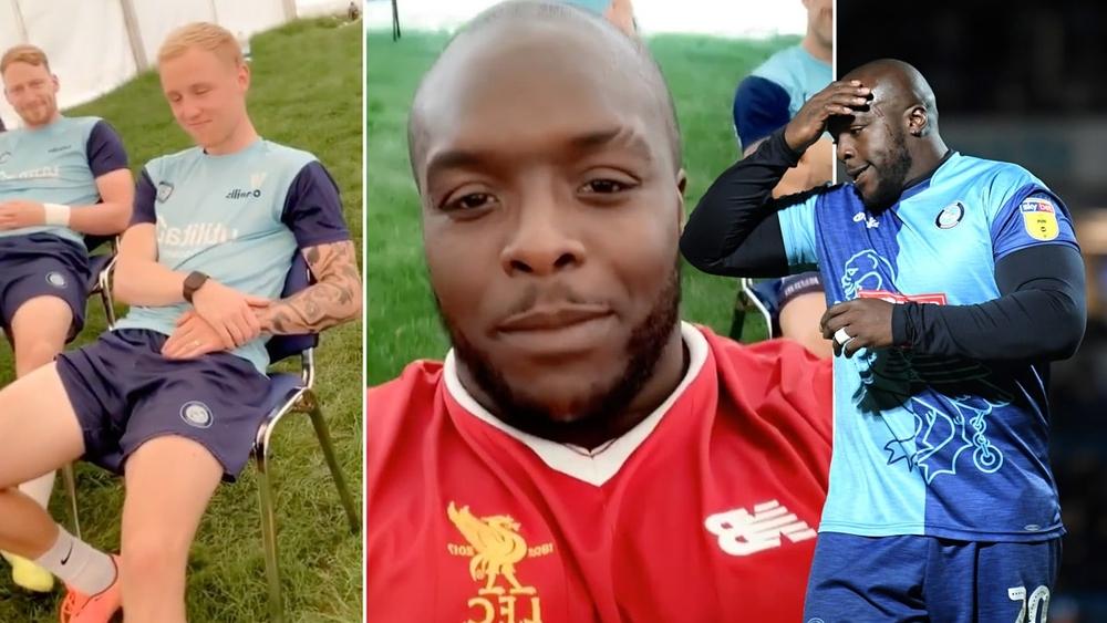 واقعة طريفة.. "أقوى" لاعب في العالم يحضر تدريبات فريقه بقميص ليفربول ويتعرض للعقوبة!