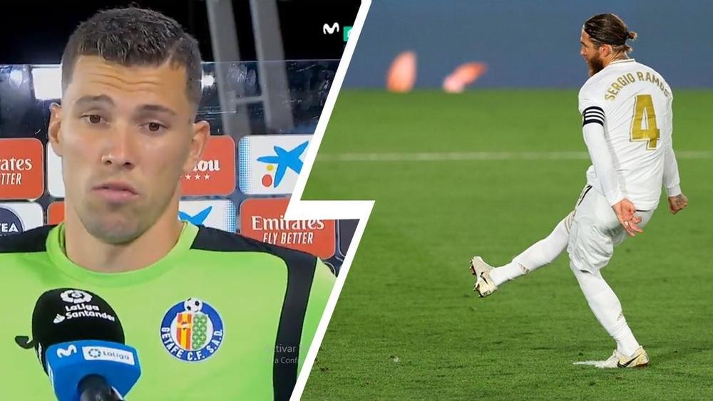 حارس خيتافي: "ظننت أن راموس سيُقلّد ميسي في تنفيذ ركلة الجزاء"