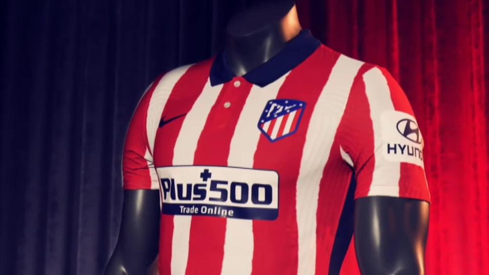 بالصور | أتلتيكو مدريد يقدم قميصه الجديد الخاص بموسم 2020-21