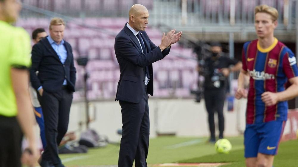 زيدان: "أهدرنا فرصة الفوز على برشلونة بأربعة أو خمسة أهداف"