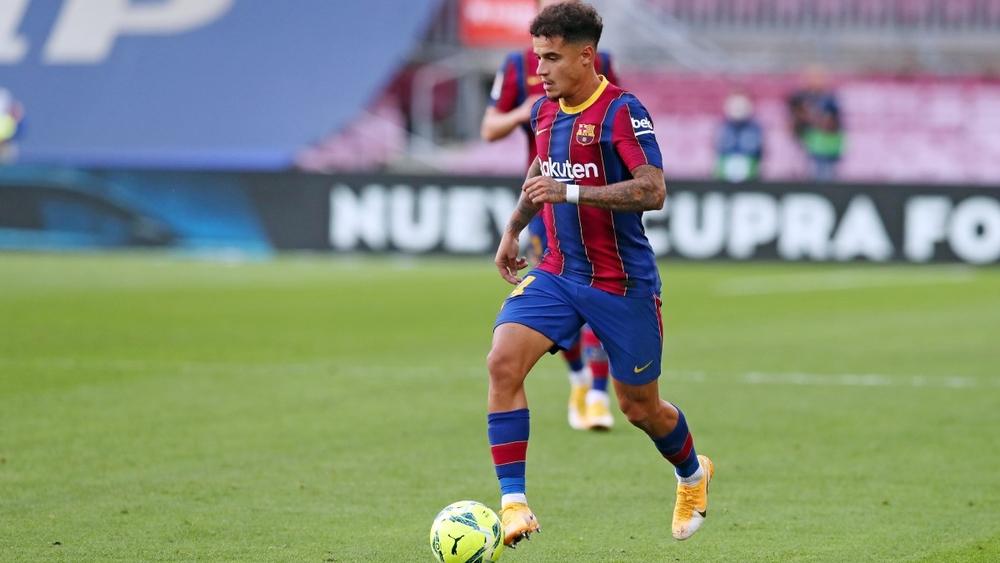 برشلونة يعلن إصابة البرازيلي كوتينيو قبل مواجهة يوفنتوس في دوري الأبطال