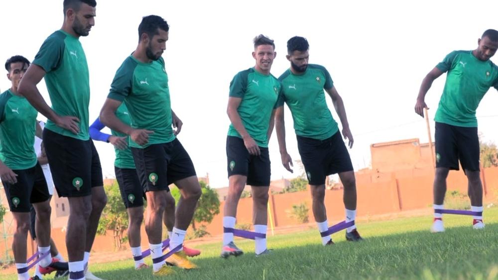 المنتخب الوطني للمحليين يخوض أول حصة تدريبية بنيامي استعدادا لمواجهة مالي والنيجر وديا