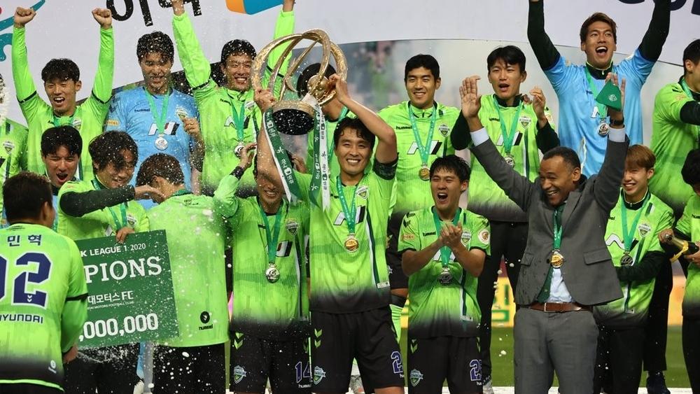 تشونبوك موتورز يُتوج بطلا للدوري الكوري الجنوبي