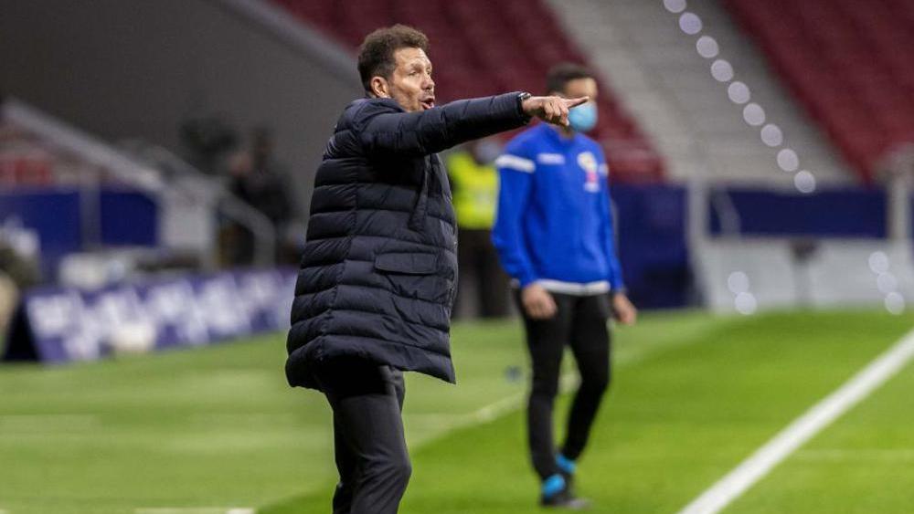 سيميوني: "مواجهتنا القادمة أمام برشلونة ليست حاسمة"