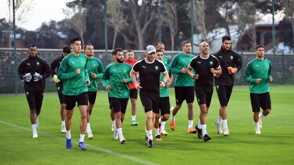 "الأسود" يواصلون استعداداتهم بالمعمورة تأهبا لمواجهة أفريقيا الوسطى