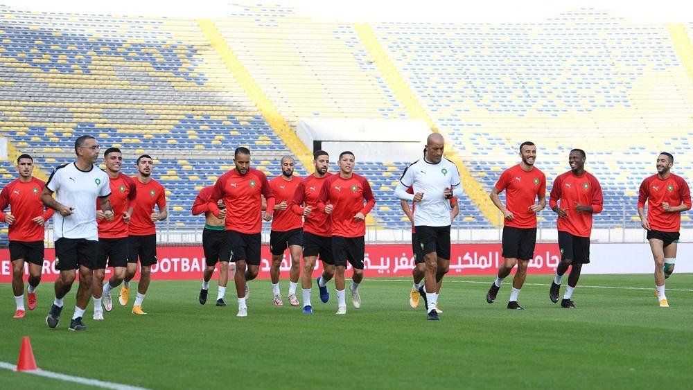 "الأسود" يخوضون آخر حصة تدريبية لهم قبل "الاصطدام" بأفريقيا الوسطى