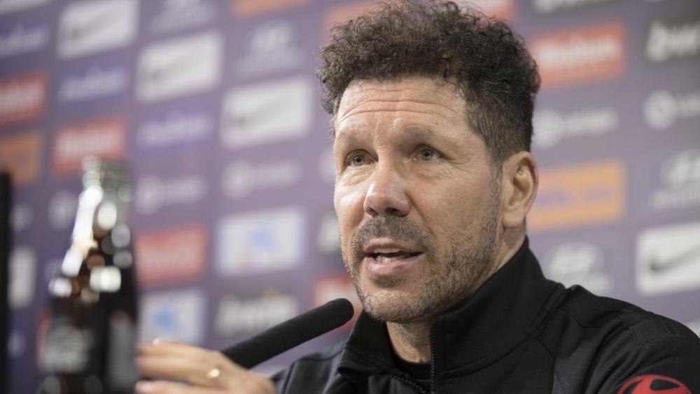 سيميوني لا يشعر بالرضا لما حققه الأتلتيكو في الليغا هذا الموسم