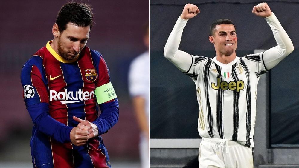 ميسي ورونالدو يقودان تشكيلتي قمة برشلونة ويوفنتوس