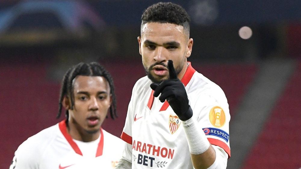 النصيري يزور مرمى رين بضربة رأسية ويُدوِّن ثالث أهدافه في دوري الأبطال