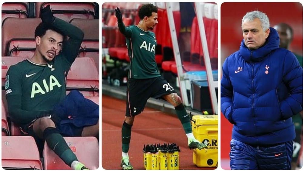 مورينيو "يوبخ" مهاجم توتنهام ديلي آلي بسبب "الاستعراض"