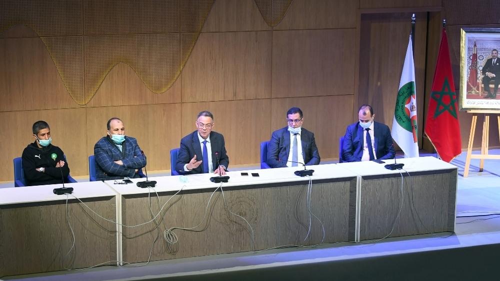 لقجع يستقبل بعثة المنتخب الوطني لأقل من 20 سنة بعد عودتها من تونس