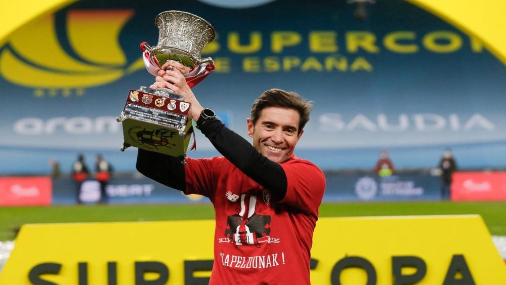 مدرب أتلتيك بلباو بعد الفوز على برشلونة: "قضيت وقتا قصيرا مع الفريق لكنه كان مثمرا"