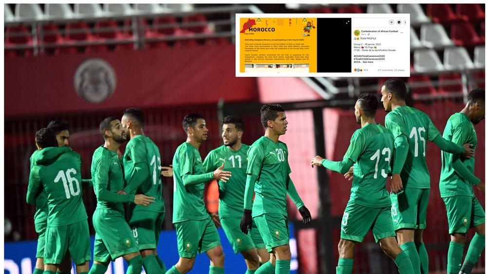 "الكاف" تنشر خريطة المغرب مبتورة من صحرائها في ملصق مباراة "المحليين" أمام التوغو