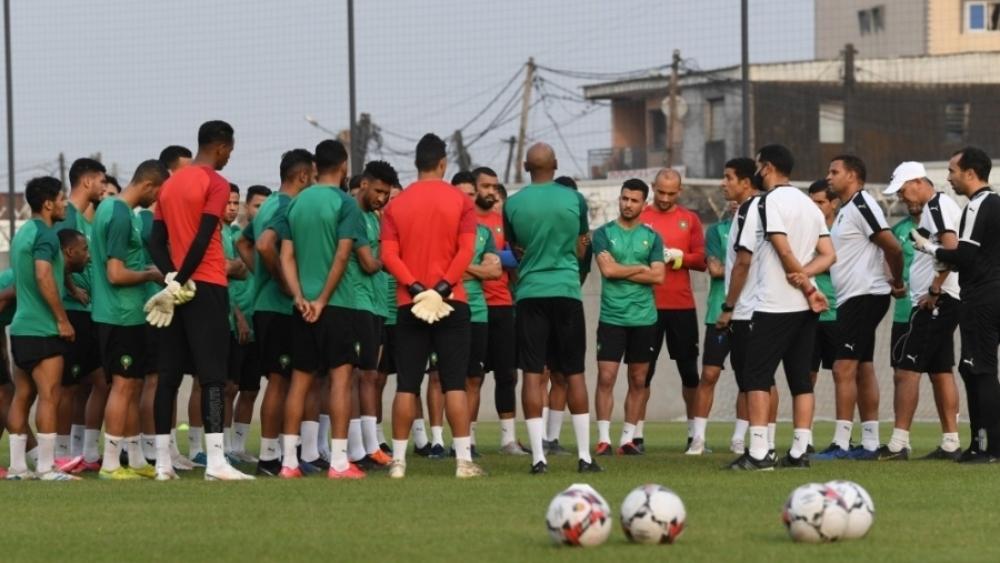 المنتخب المحلي يجري آخر حصة تدريبية قبل مواجهة المنتخب الأوغندي