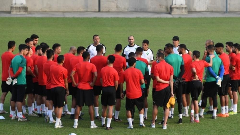 المنتخب المحلي يجري آخر حصة تدريبية قبل مواجهة الكاميرون