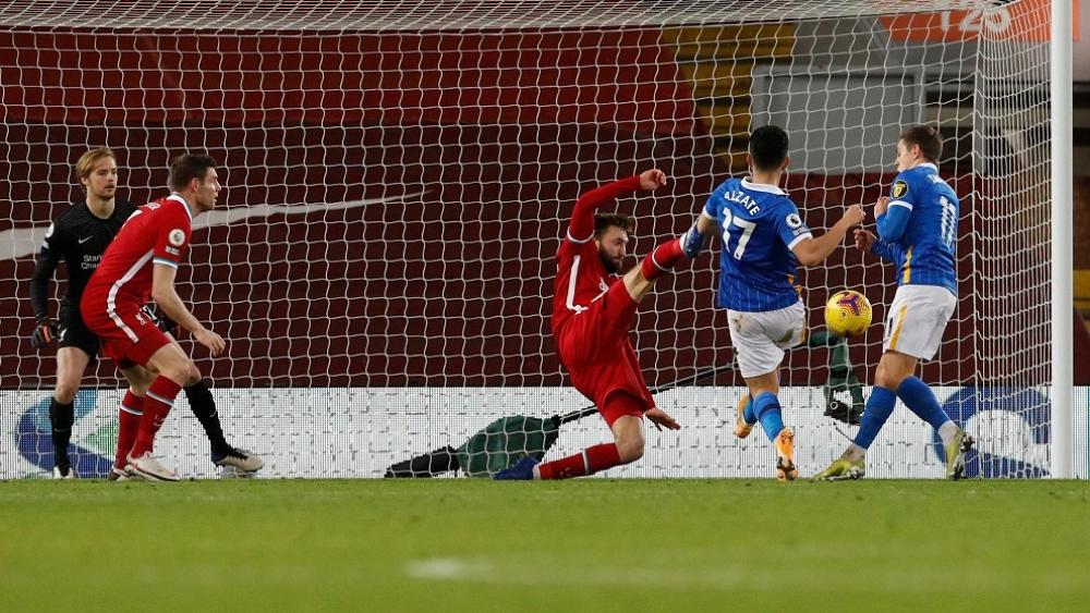 ليفربول يواصل "التعثر" وينهزم في "أنفيلد" أمام برايتون