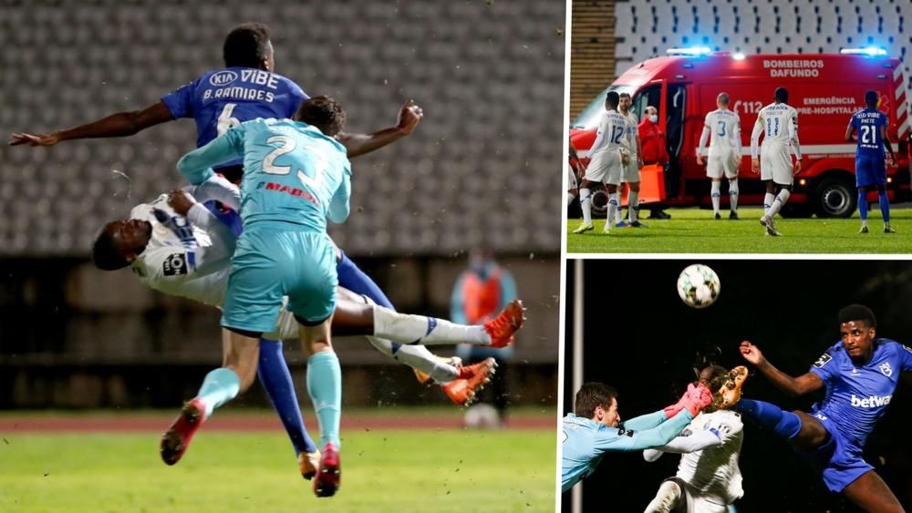 بعد إصابته المروعة.. بورتو يكشف عن الحالة الصحية للاعبه "نانو" ويوضح: "لقد عانى من ارتجاج وإصابة في الحبل الشوكي"