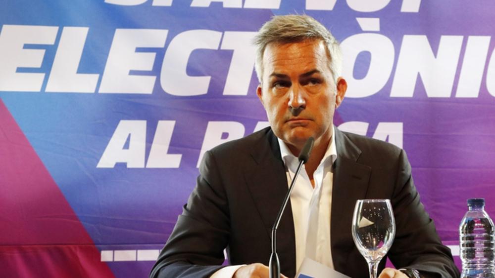 "فونت" المرشح لرئاسة برشلونة: "لابورتا يحب التفاخر ولا يملك مشروعا للنادي"