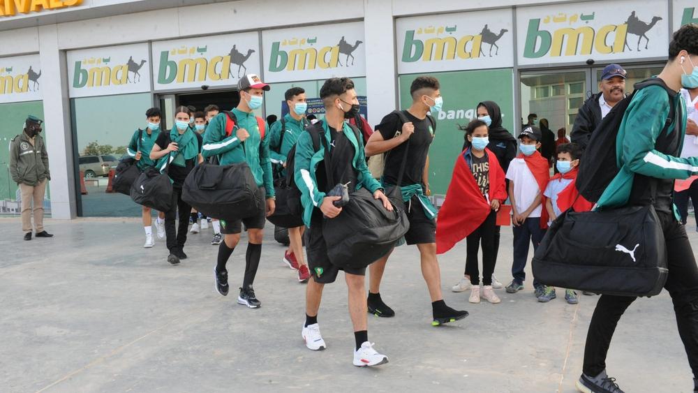 المنتخب الوطني لأقل من 20 سنة يخوض آخر حصة تدريبية بمدينة نواذيبو قبل التوجه إلى نواكشوط