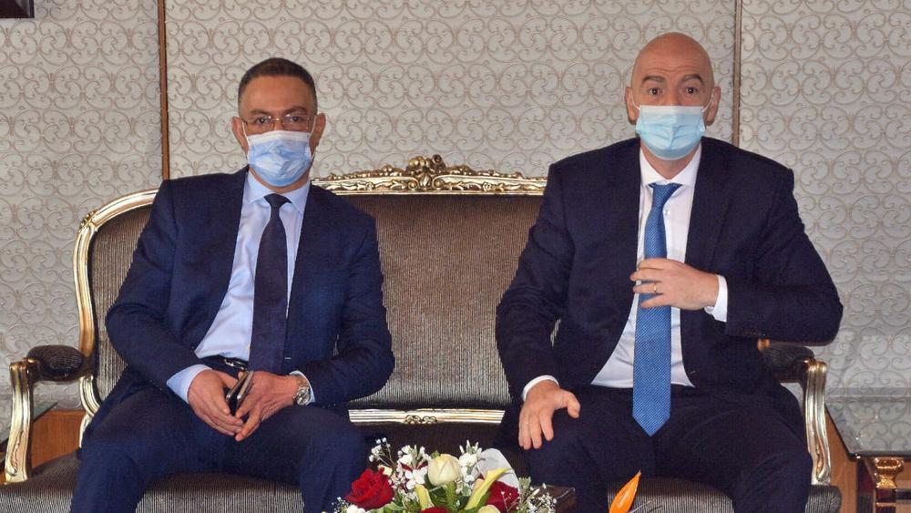 رئيس الـ"فيفا" يختتم زيارته إلى المغرب