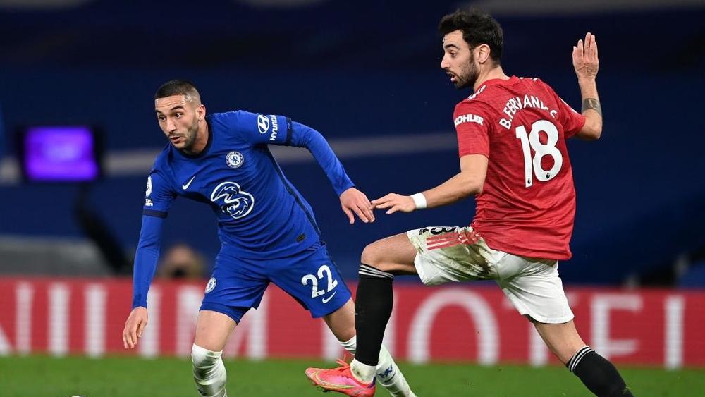 في مباراة عرفت "تحول" زياش لـ"مهاجم".. تشيلسي يكتفي بالتعادل أمام مانشستر يونايتد