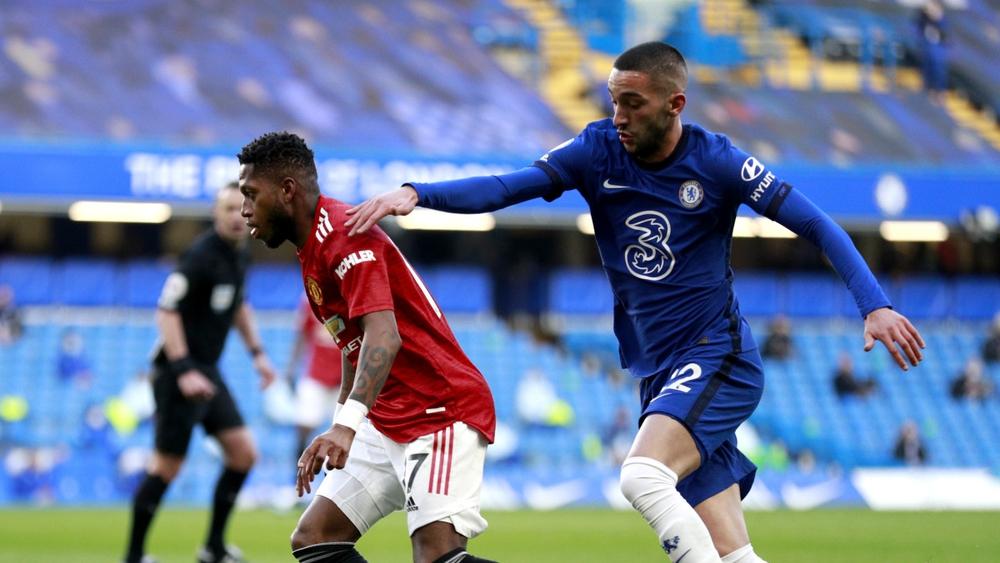 بالأرقام/ زياش أكثر من سدد في مباراة اليونايتد والأفضل في "التمريرات المفتاحية"