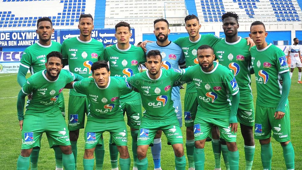 تشكيلة الرجاء أمام اتحاد سيدي قاسم.. صومايلا وسوبول ومالانغو أساسيون