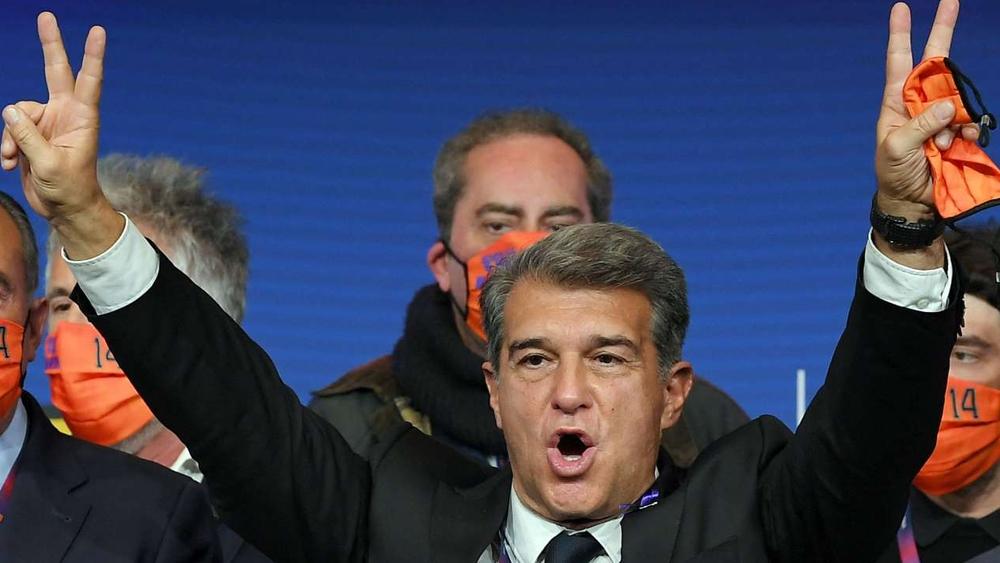 لابورتا يبدأ ولايته بـ"هجوم" على سان جيرمان: "الأربعاء ستجرى مباراة بين فريق ملك لجماهيره والآخر يمتلكه أمير ينفق الأموال عند نهاية الموسم"