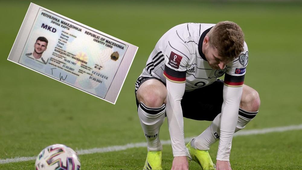 بعد تضييعه فرصة سانحة للتسجيل.. صحيفة مقدونية توجه شكرها لفيرنر بنشر بطاقة هوية تحمل اسم وصورة اللاعب