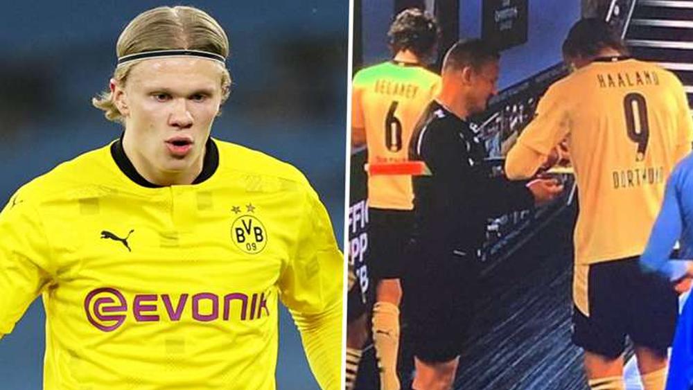 "دعم جمعية خيرية" السبب الحقيقي لحصول حكم على توقيع هالاند في "نفق ملعب الاتحاد"