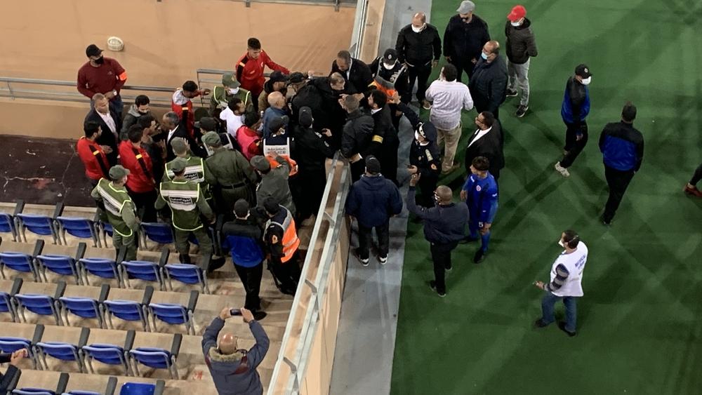 فوضى في احتجاجات مسؤولي شباب بنجرير أمام الكوكب المراكشي