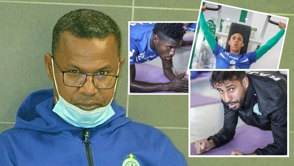 منذ مجيئه للمغرب.. لسعد الشابي يشتغل على تطوير الجانب البدني للاعبي الرجاء وسط برنامج تدريبي "شاق"