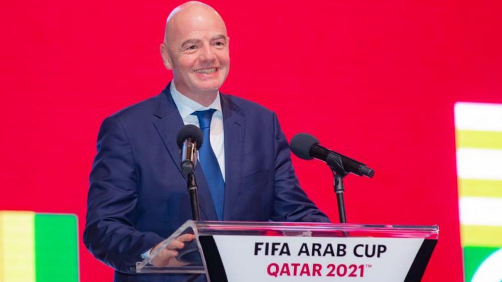 إنفانتينو: "بطولة العرب فرصة للاحتفال بالأخوة والمودة بين المنتخبات المشاركة.. ستكون المسابقة الأجمل والأمثل من كل النواحي"