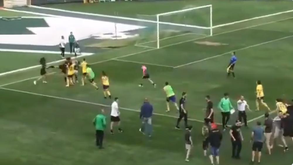 الكرة النسوية.. إناث فريقين في بلغاريا يُحوِّلن الملعب إلى "ساحة للملاكمة" بعد مباراة في الكأس