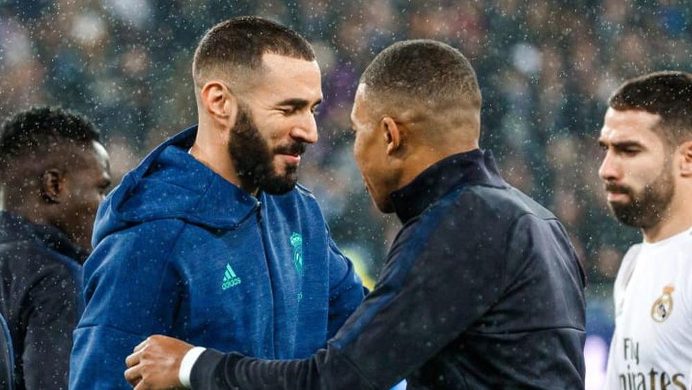 مبابي: "بنزيما؟ أنا سعيد للغاية قلت دائما أنني أريد اللعب مع لاعبين عظماء"