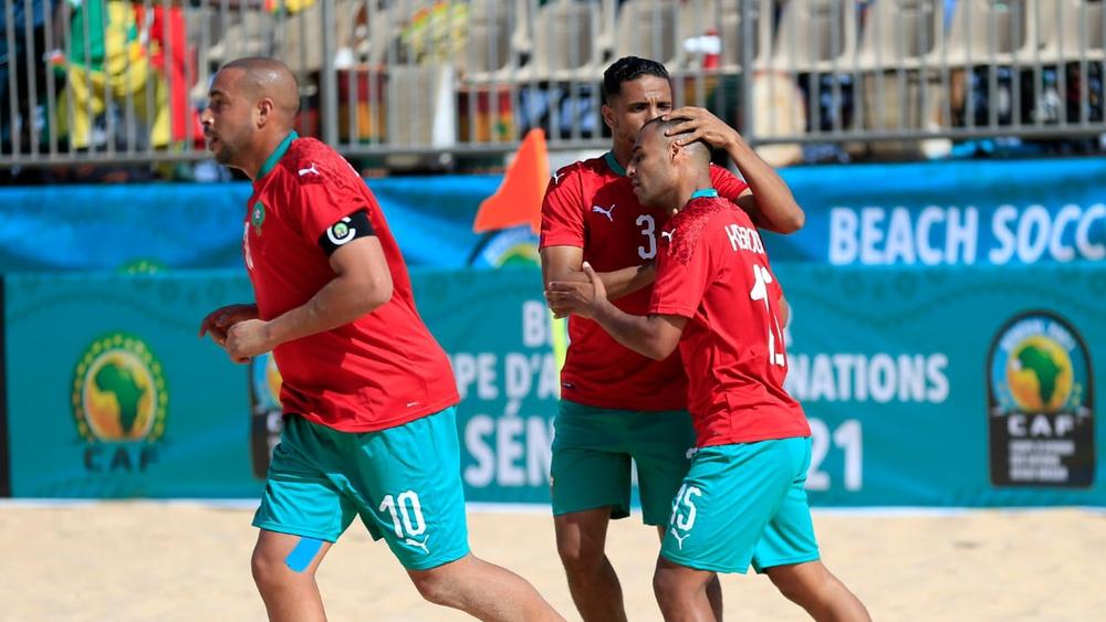 المغرب يصطدم في نصف نهائي كأس أفريقيا للكرة الشاطئية بالبلد المستضيف السنغال