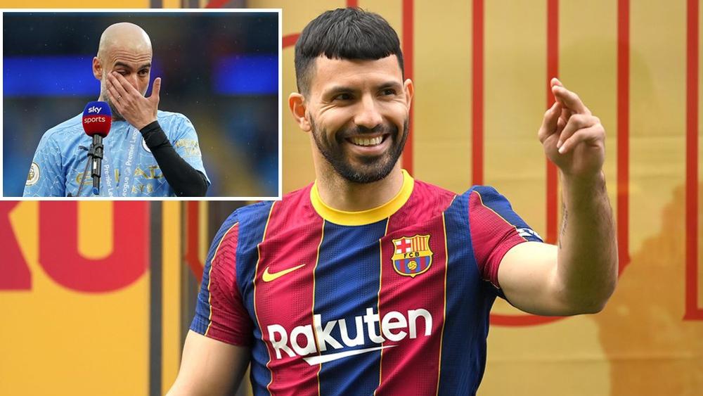 والد أغويرو: "لا أثق في دموع غوارديولا.. يريد أن يكون دائما هو البطل في جميع الأندية"