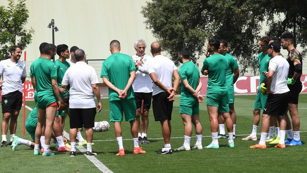 المنتخب المغربي يجري حصة لإزالة العياء صباح اليوم بعد انتصاره على غانا