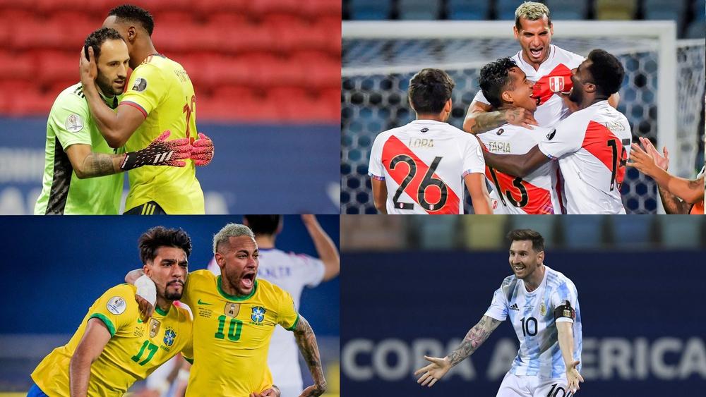 مباريات المربع الذهبي لـ"كوبا أمريكا 2021".. البرازيل تلاقي بيرو صبيحة الثلاثاء والأرجنتين تصطدم بكولومبيا يوم الأربعاء