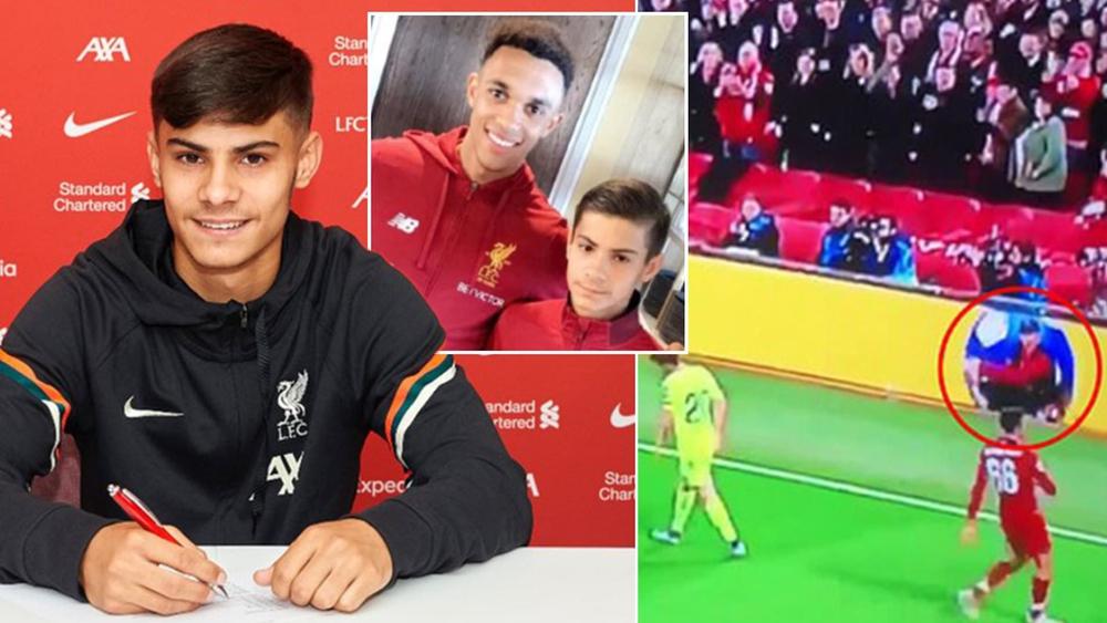 ليفربول يوقع أول عقد احترافي مع "جامع الكرات" المساهم في الـ"ريمونتادا" ضد برشلونة (4-0)