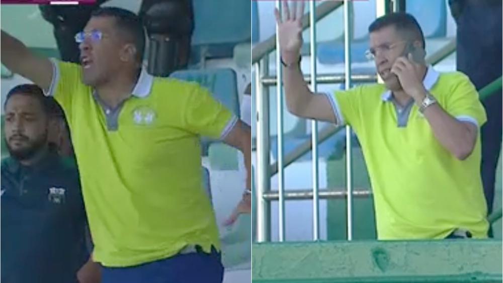 بعد هدف أُقرَّت مشروعيته بـ"الفار".. البيضي يدعو لاعبي ي.برشيد لعدم إتمام مباراة الجيش قبل استئنافها عقب إجرائه اتصالا هاتفياً!