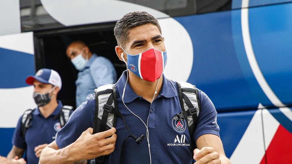 أشرف حكيمي احتياطي في مباراة اليوم بين باريس سان جيرمان وأورليان