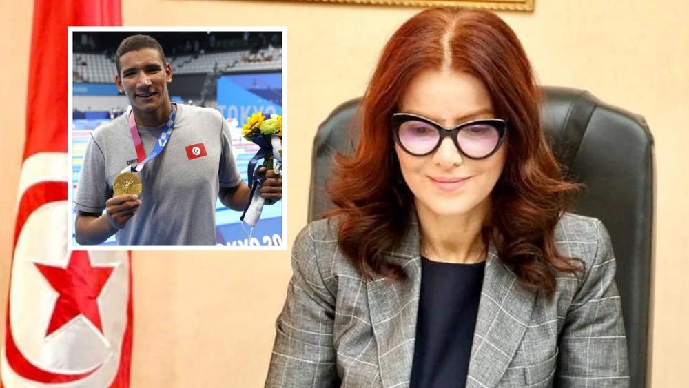 "واشنطن بوست" تسخر من زي الحفناوي أثناء تسلمه الميدالية الذهبية ووزيرة الرياضة التونسية ترد على الصحيفة الأمريكية